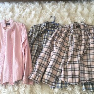 A lot of 3 Abercrombie and Fitch Shirts, xl